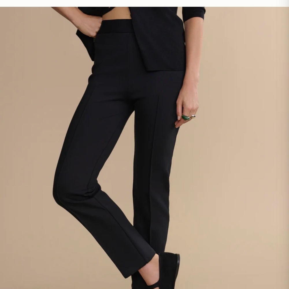 Jenni Kayne Black Straight Leg Women's Pants